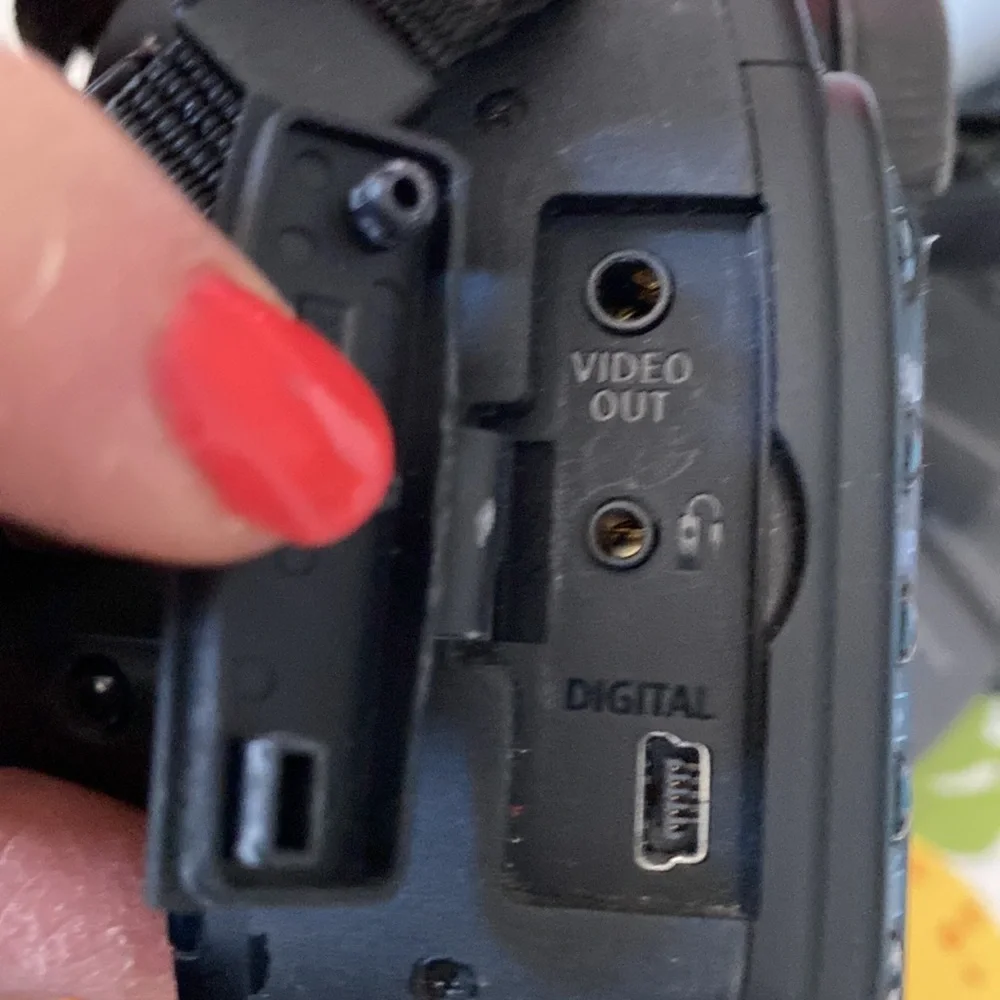 Canon EOS digital rebel still black camera
